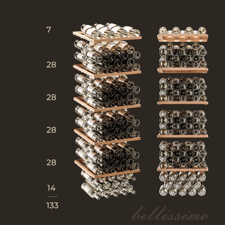 Винный шкаф Meyvel MV133-KBF1 компрессорный отдельностоящий